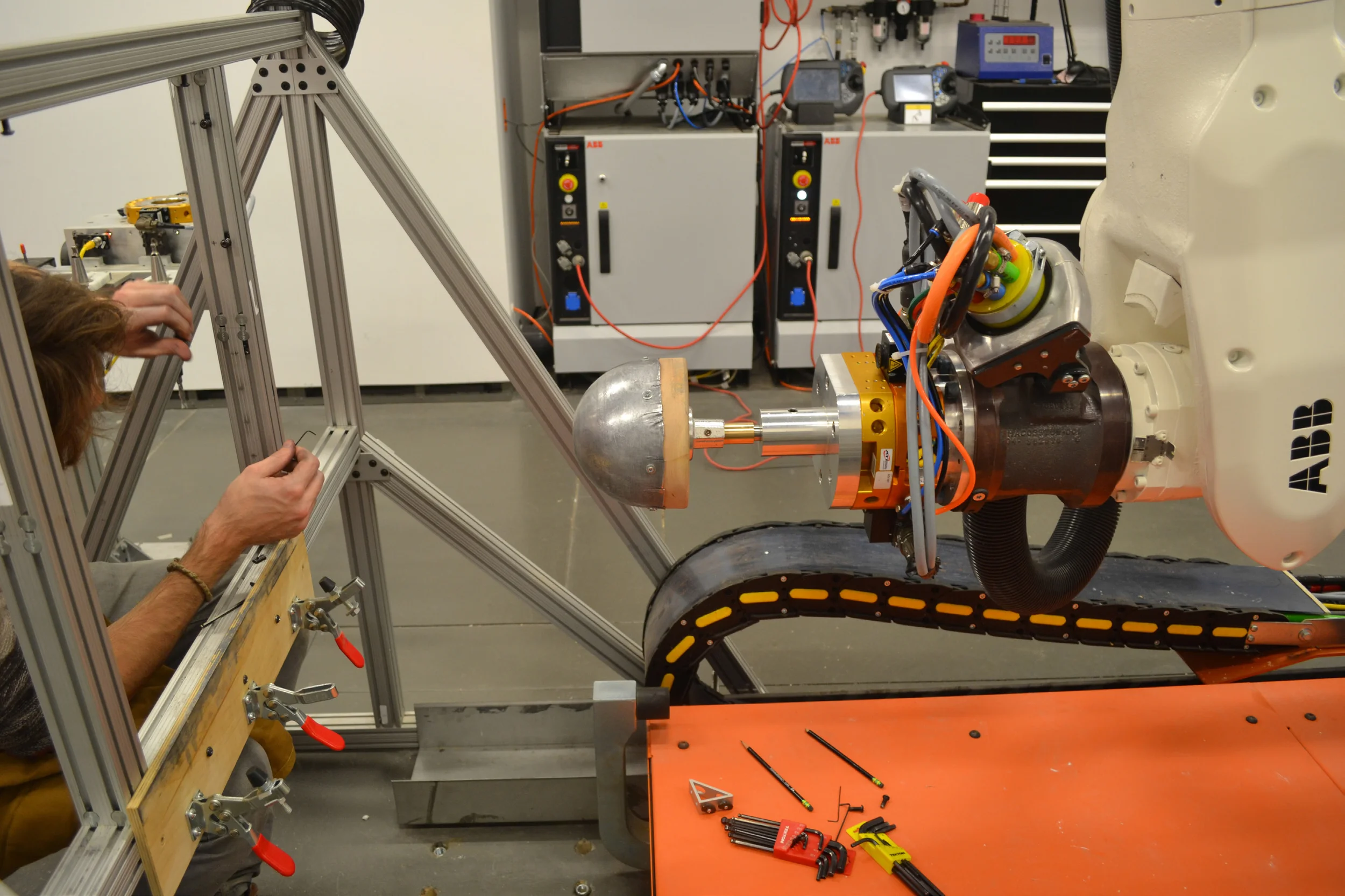 the final tool on the robotic arm