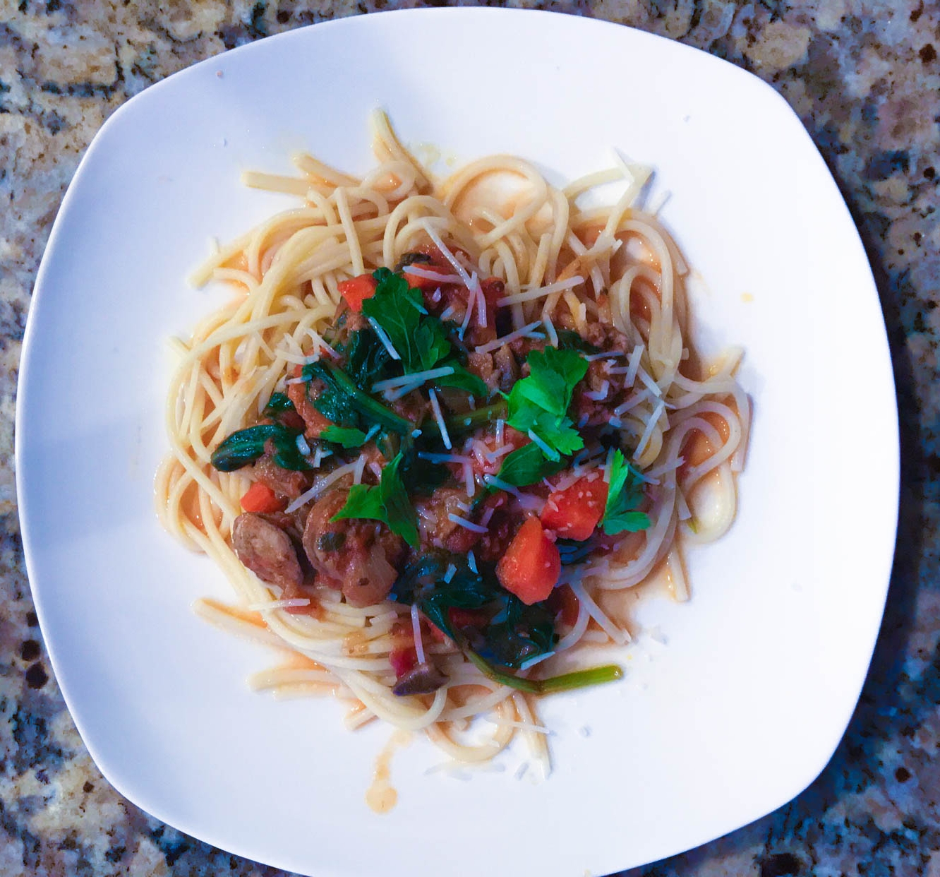 Sausage bologenese