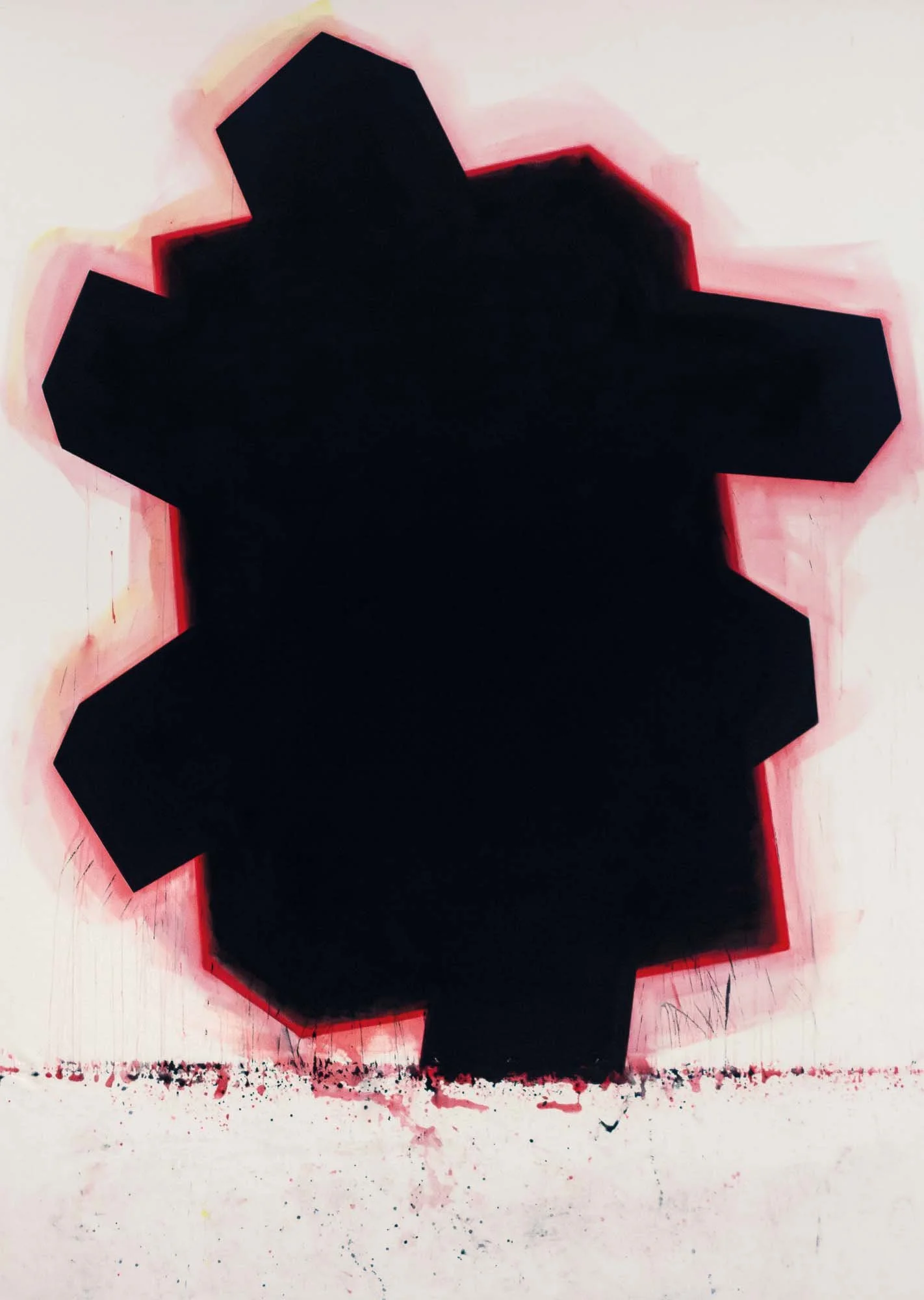   Geerdet 13,  2020 Dispersion auf Leinwand  280 × 200 cm 