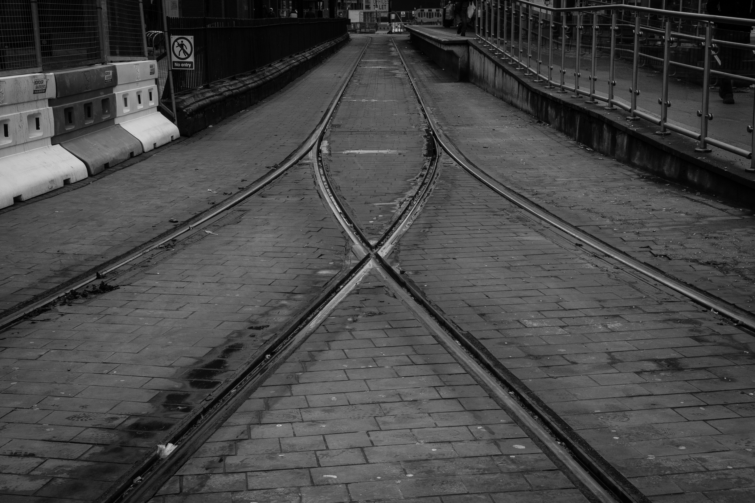 Railway lines, a common example of lines being used as a compositional element or the subject of a photo itself. However with being commonly used it also risks becoming cliché. One of the challenges of taking a good photo is using common elements in a new way. 