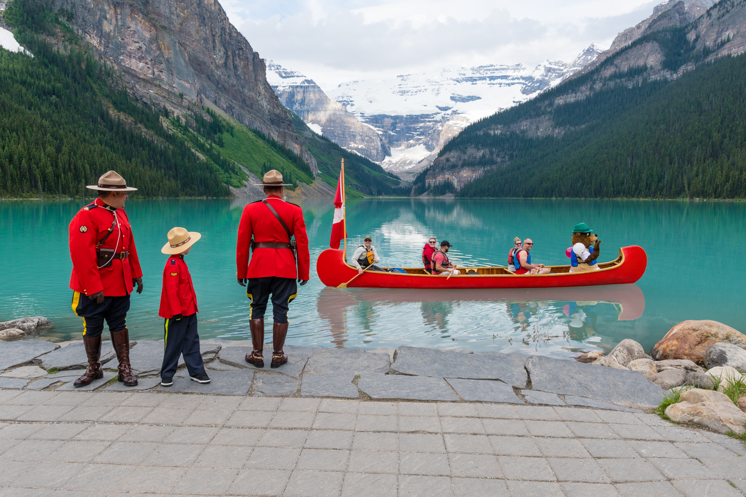 "Hey, you are stealing our Canadian limelight!"
