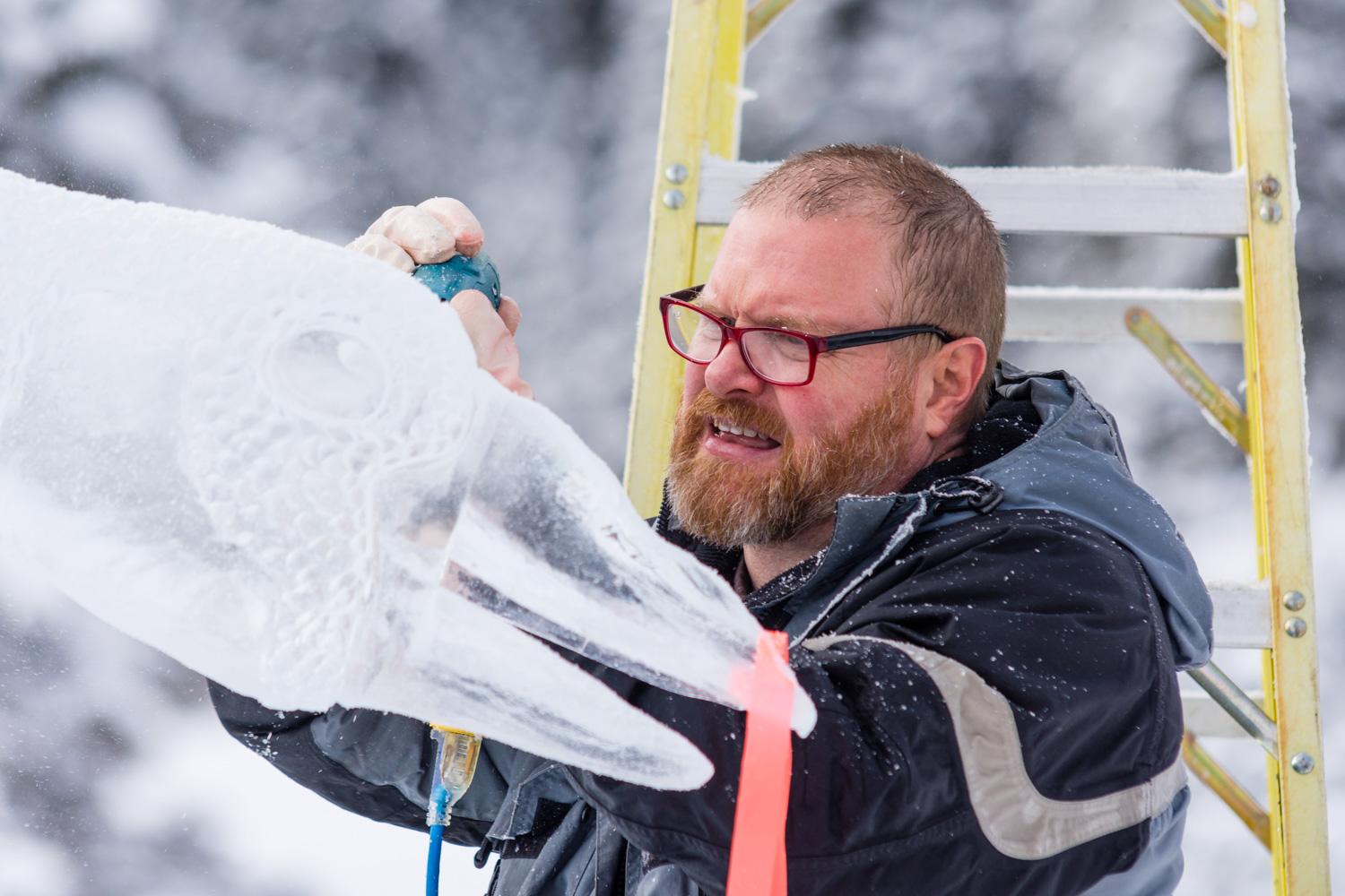 Ice magic. I got talking to one of the Sculptors. His story was he used to work at the hotel as a teenager. Ice Magic arrived and he was so captivated by the ice sculpting he immediately pursued it and got an apprenticeship with a "mostly fake" resume. Now, 20 years later, he is a regular competitor in the competition that changed the direction of his life. I like to think he will inspire someone working in the hotel who was in his position, to take up ice sculpting, continuing the cycle.