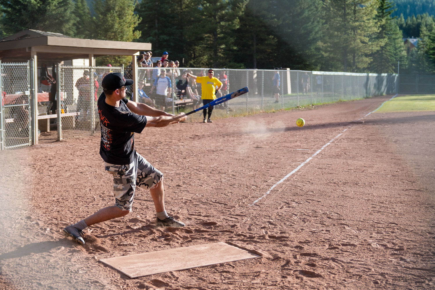 More softball action.