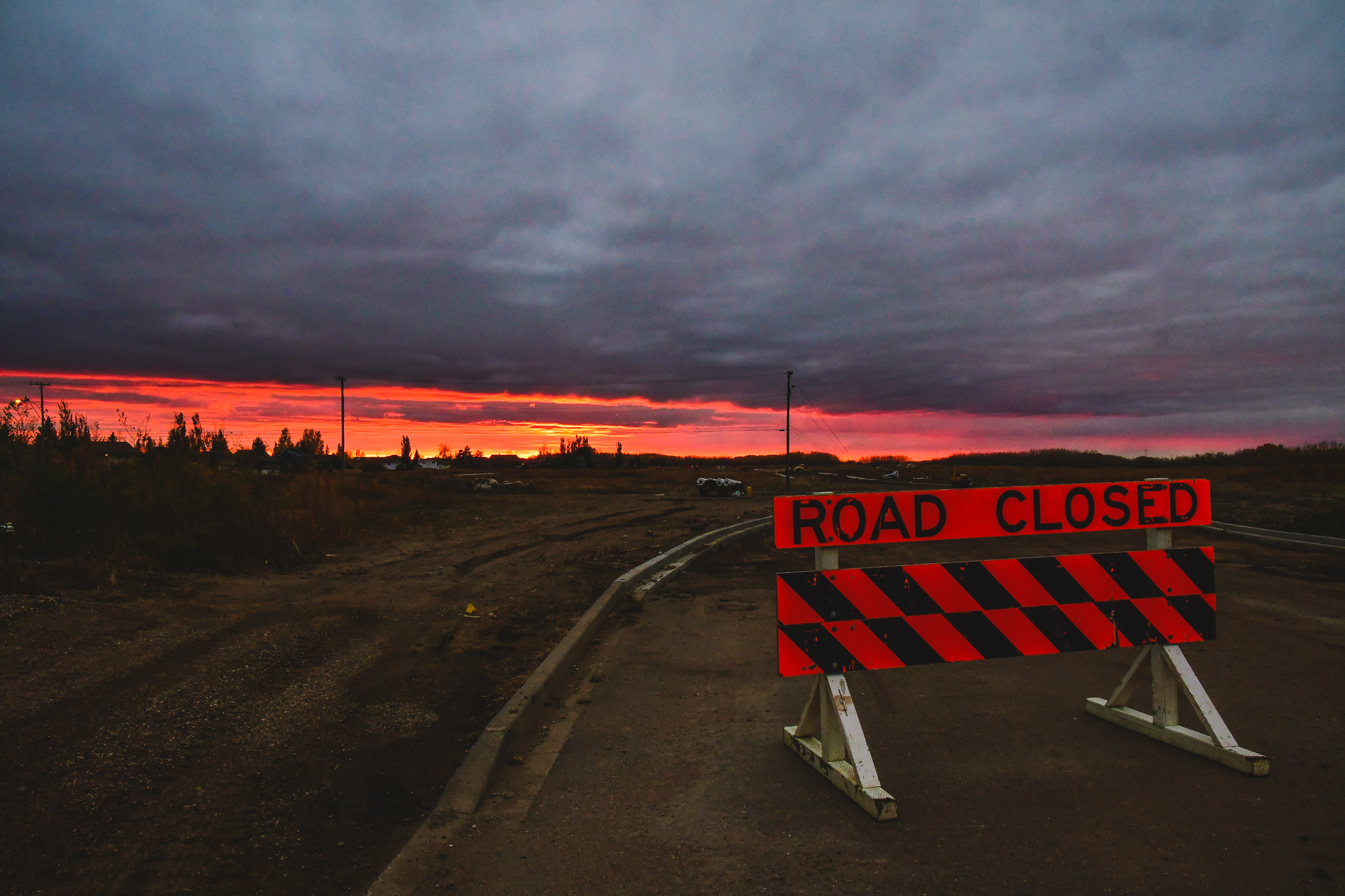 The never ending journey across the prairies.