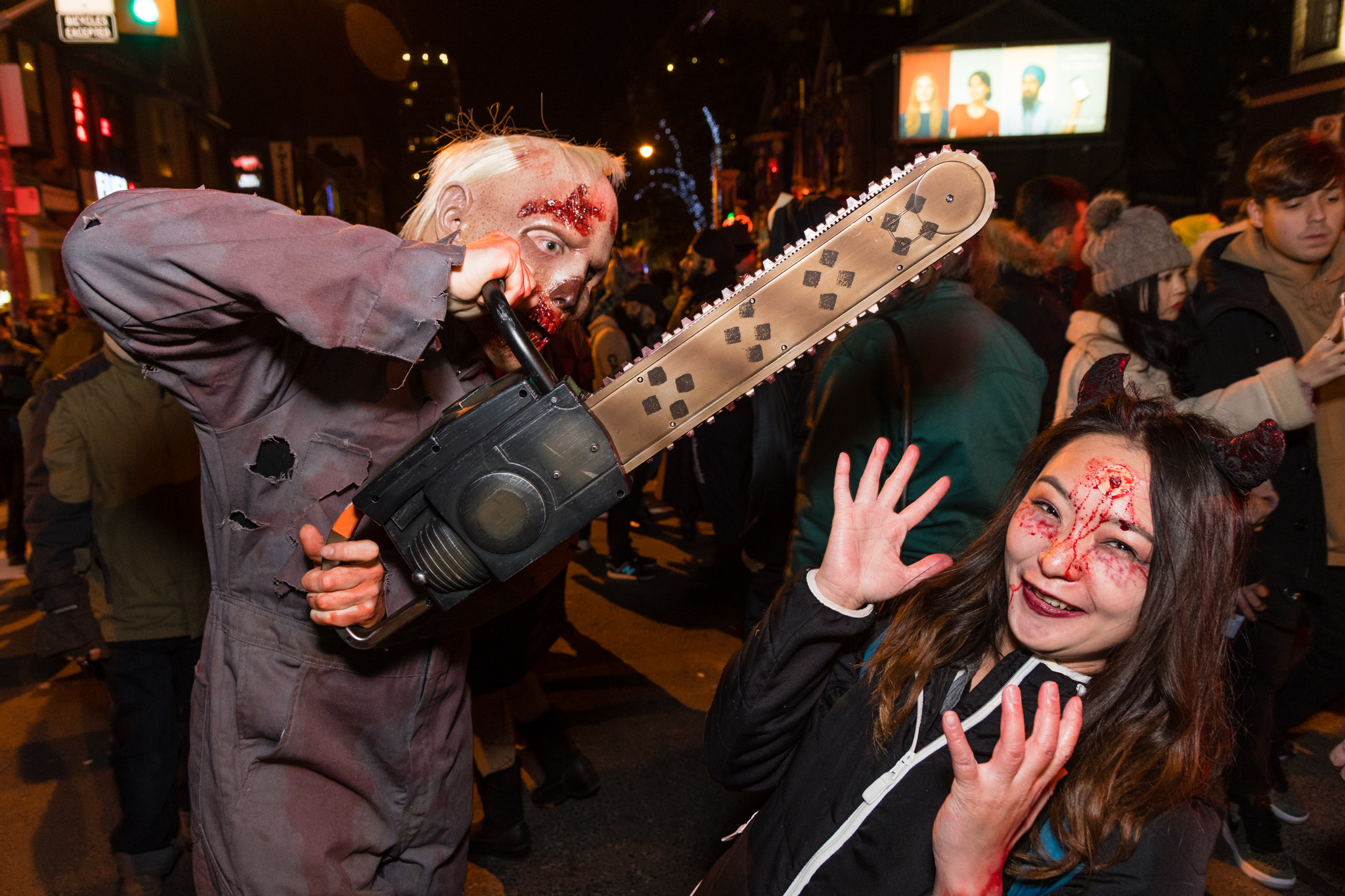 People take their costumes very seriously.