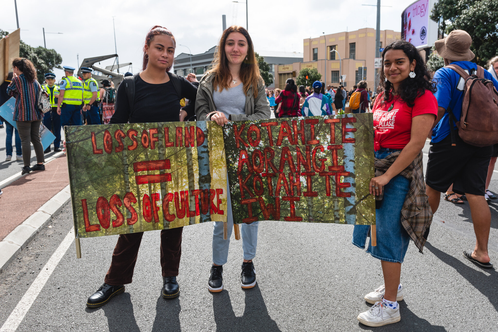 “Support the island people who will lose their homes because of our actions”