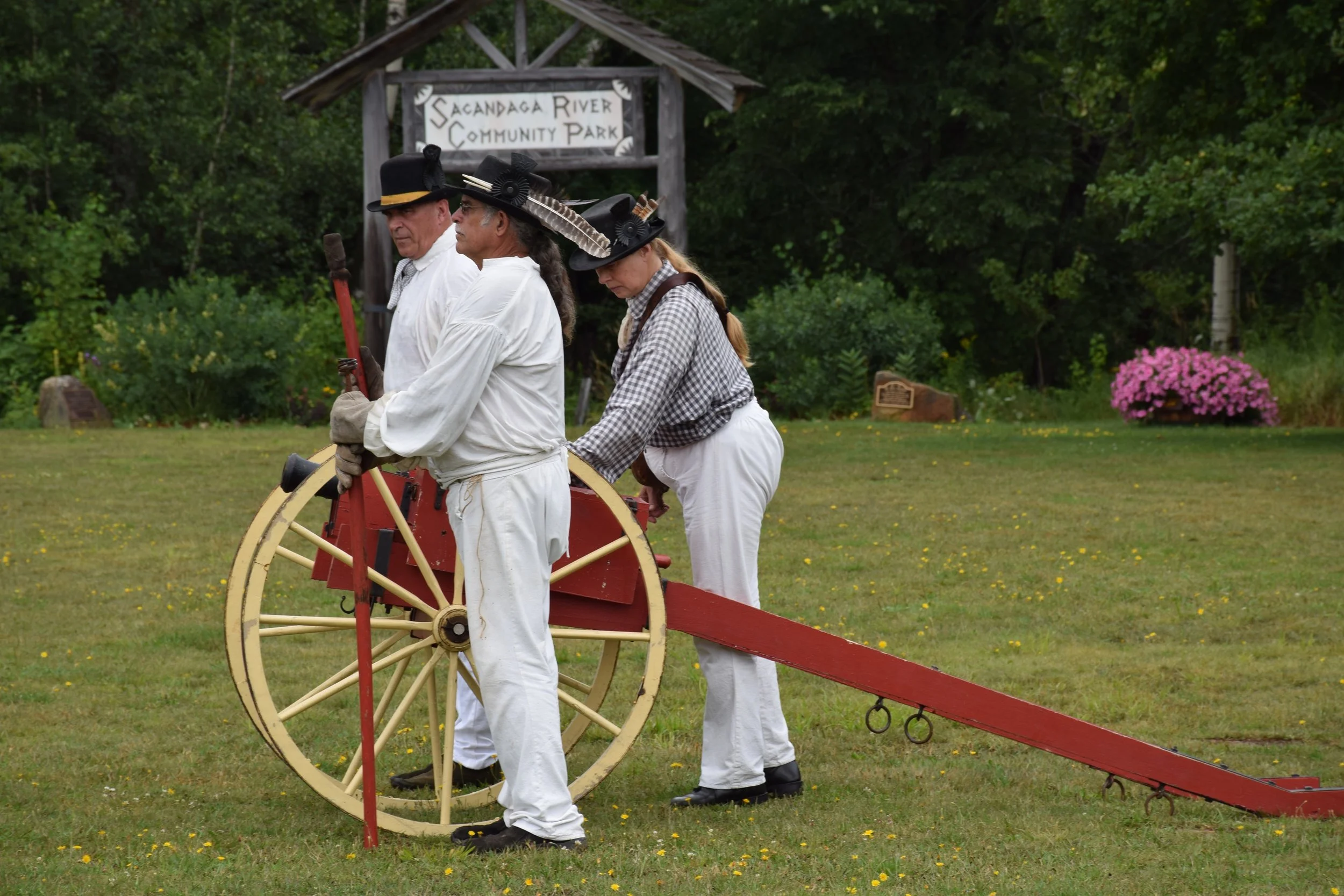War of 1812 Reenactors at Hamilton County History Fair