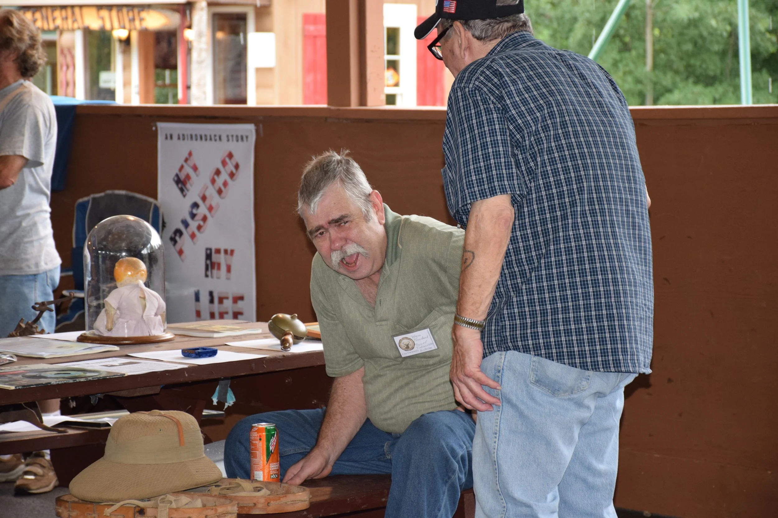 Wayne Blanchard at History Fair