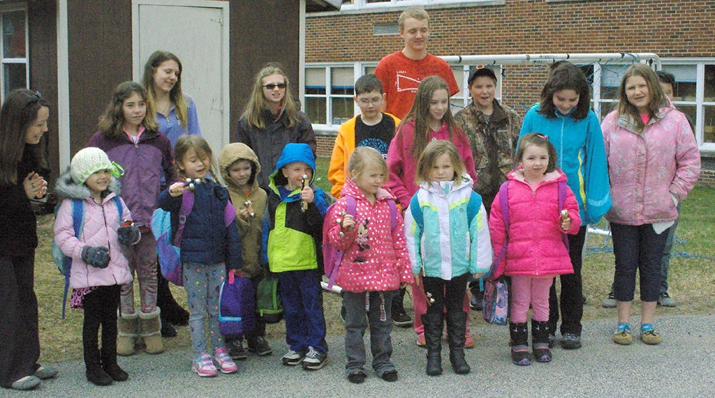 Indian Lake School Ringing Bells