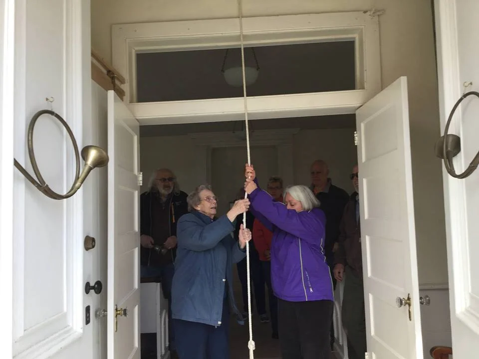 Ringing the Bell at The Revival in Wells
