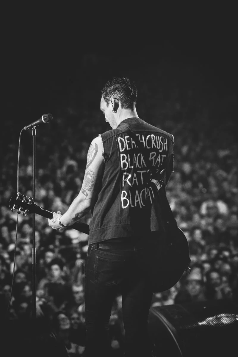 Johan in Deathcrush show piece vest. 