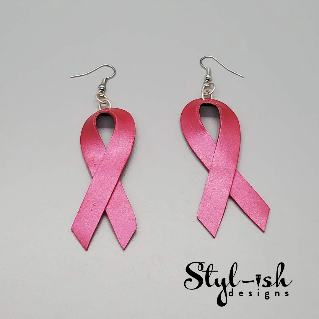 Awareness Ribbon Earrings (P/L/R)