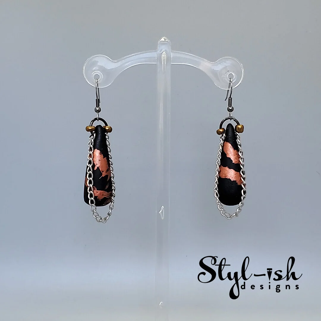 Ball &amp; Chain Earrings