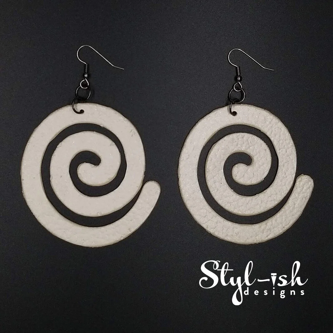 Circle Spiral Earrings