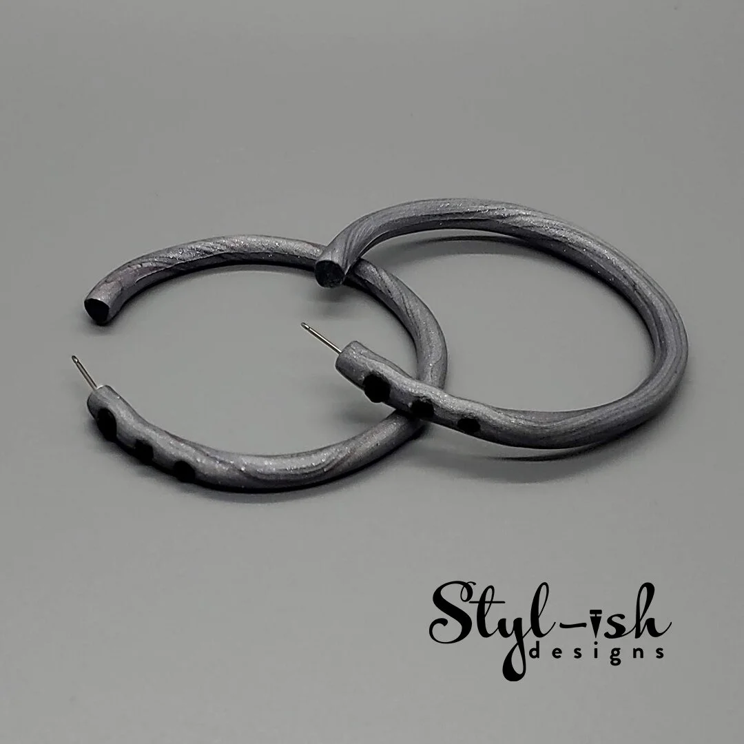 TSP: Stoned to the Third Hoop Earrings