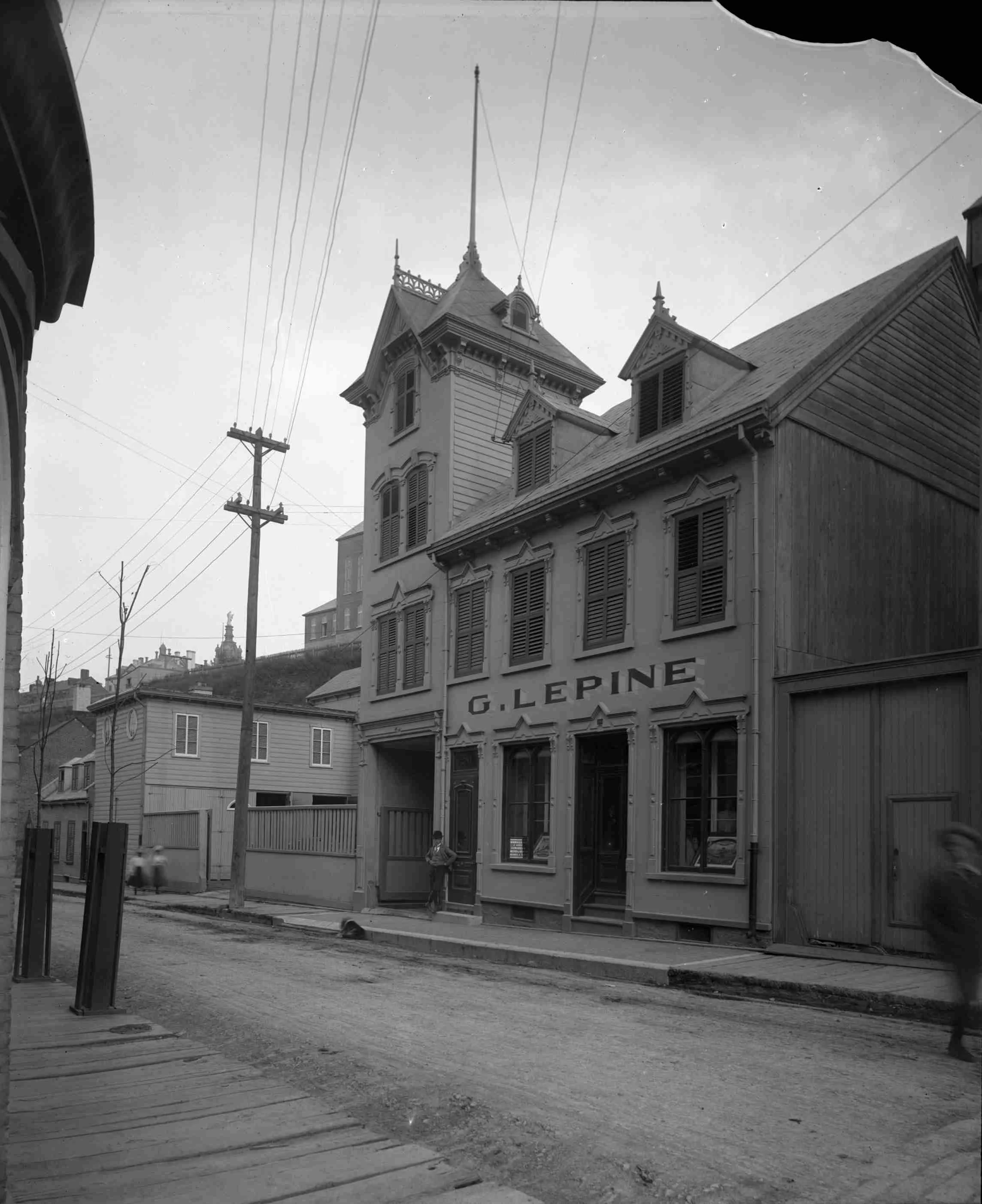 Édifice Lépine, vers 1900