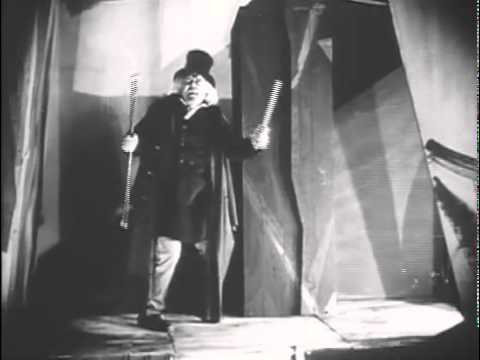 Click on image to view trailer for the German horror film classic The Cabinet of Dr. Caligari, Decla-Bioscop, 1919.