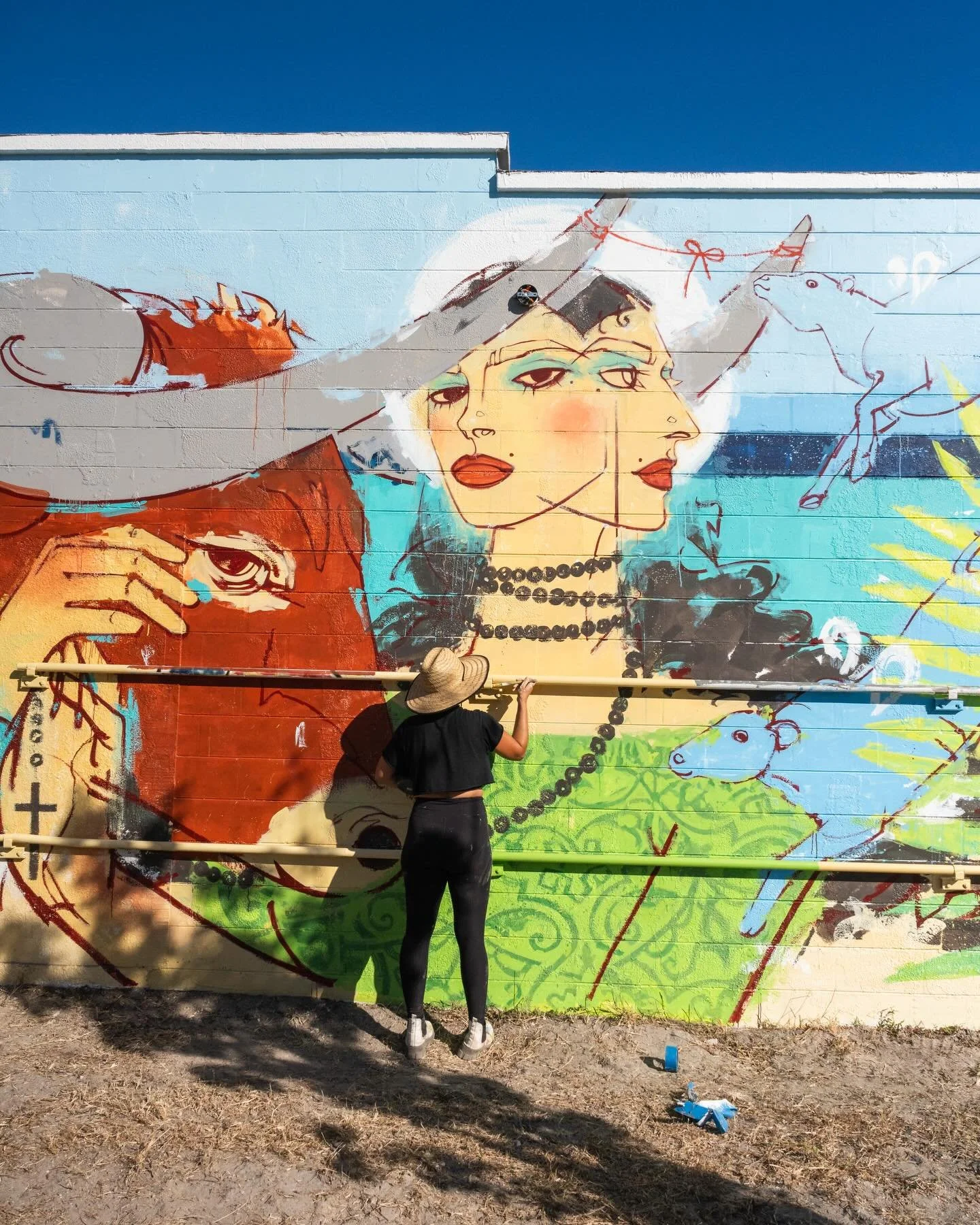 I&rsquo;m honored to be speaking on a panel of artists and curators to honor the @shineonstpete book release at @tombolobooks 🌞 It&rsquo;s so magical to see my artwork published amongst some of my favorite muralists in the world.

🩵 Thursday, Febru