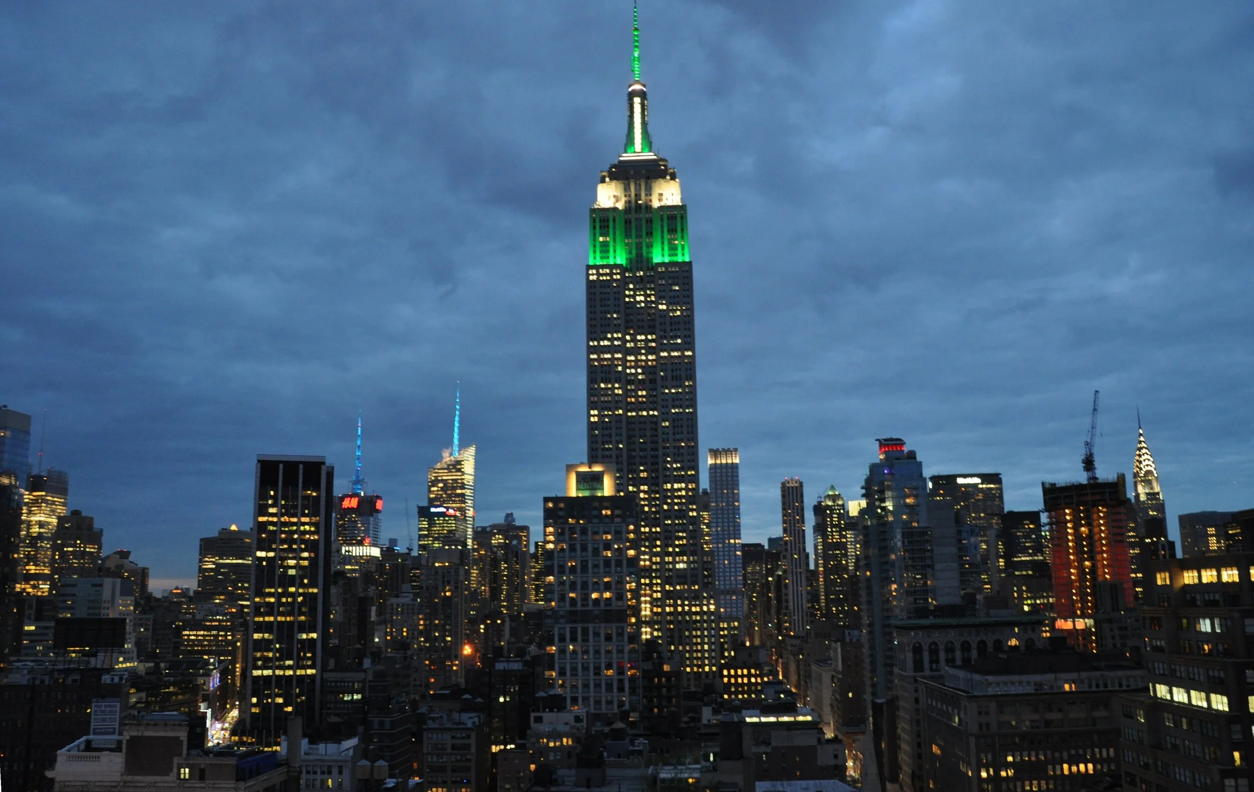 Empire State Building Lights 2014