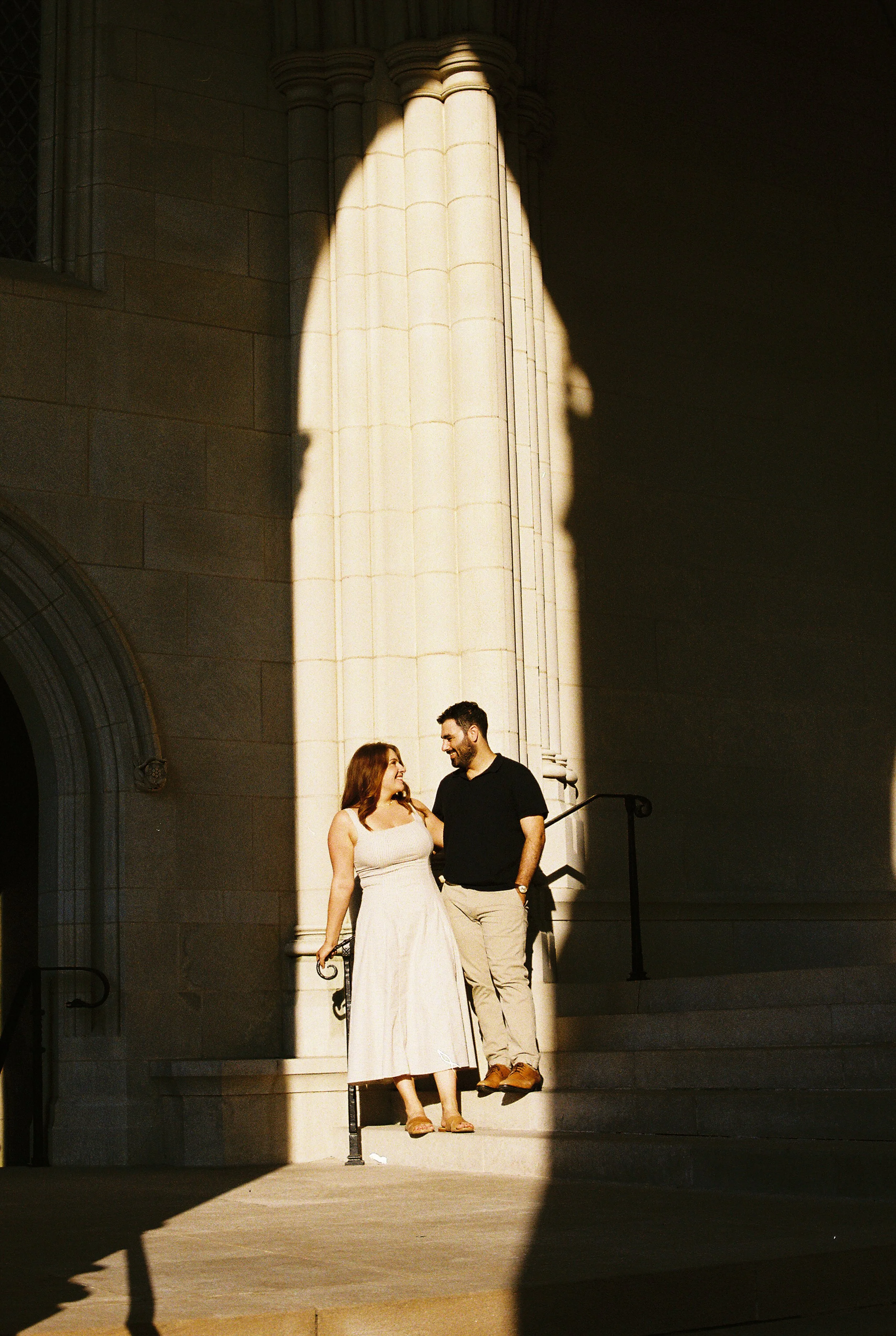 Couple's Session at the National Cathedral