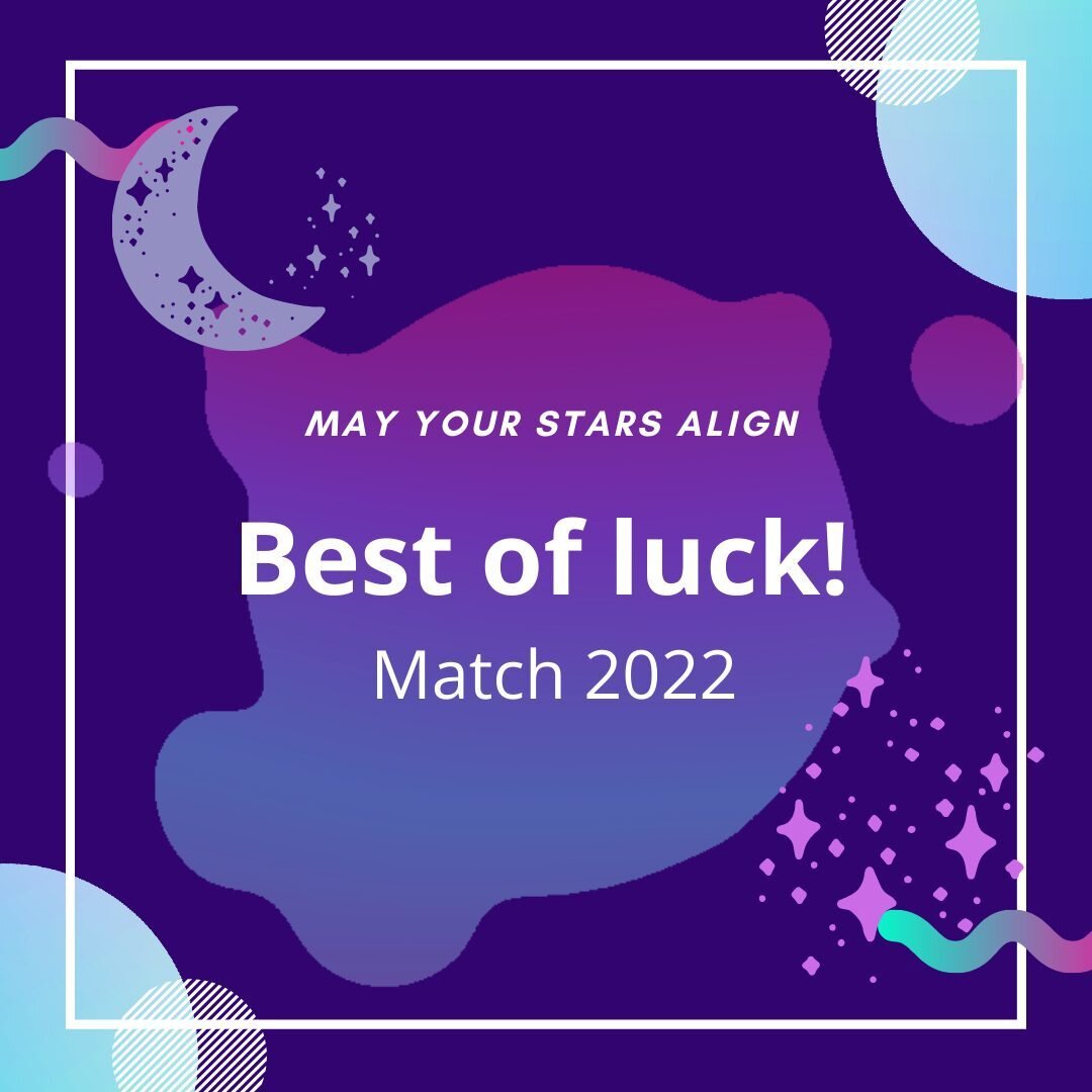 NUEM is wishing all #EMBound applicants a happy and wonderful #match2022 💫We cannot wait for Friday!