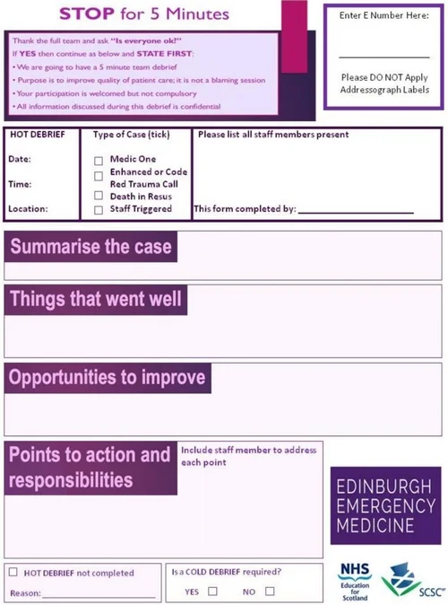 Debriefing in the ED — NUEM Blog