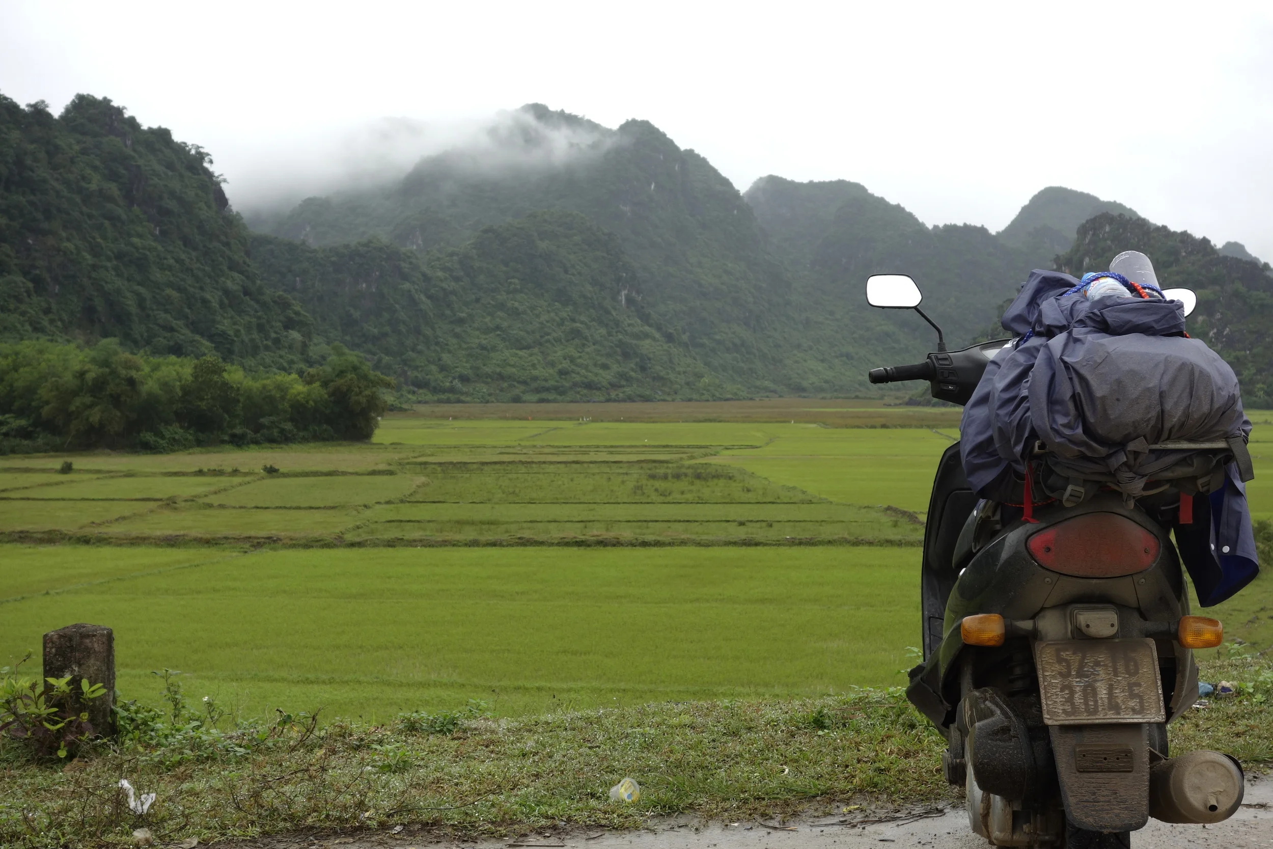 Uncle Ho resting in the Karst landscape of Phong Nga
