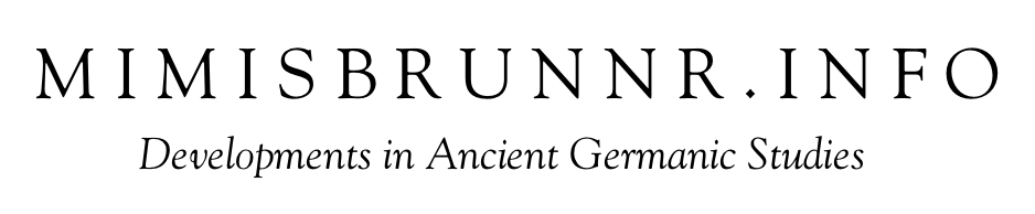 Mimisbrunnr.info: Developments in Ancient Germanic Studies