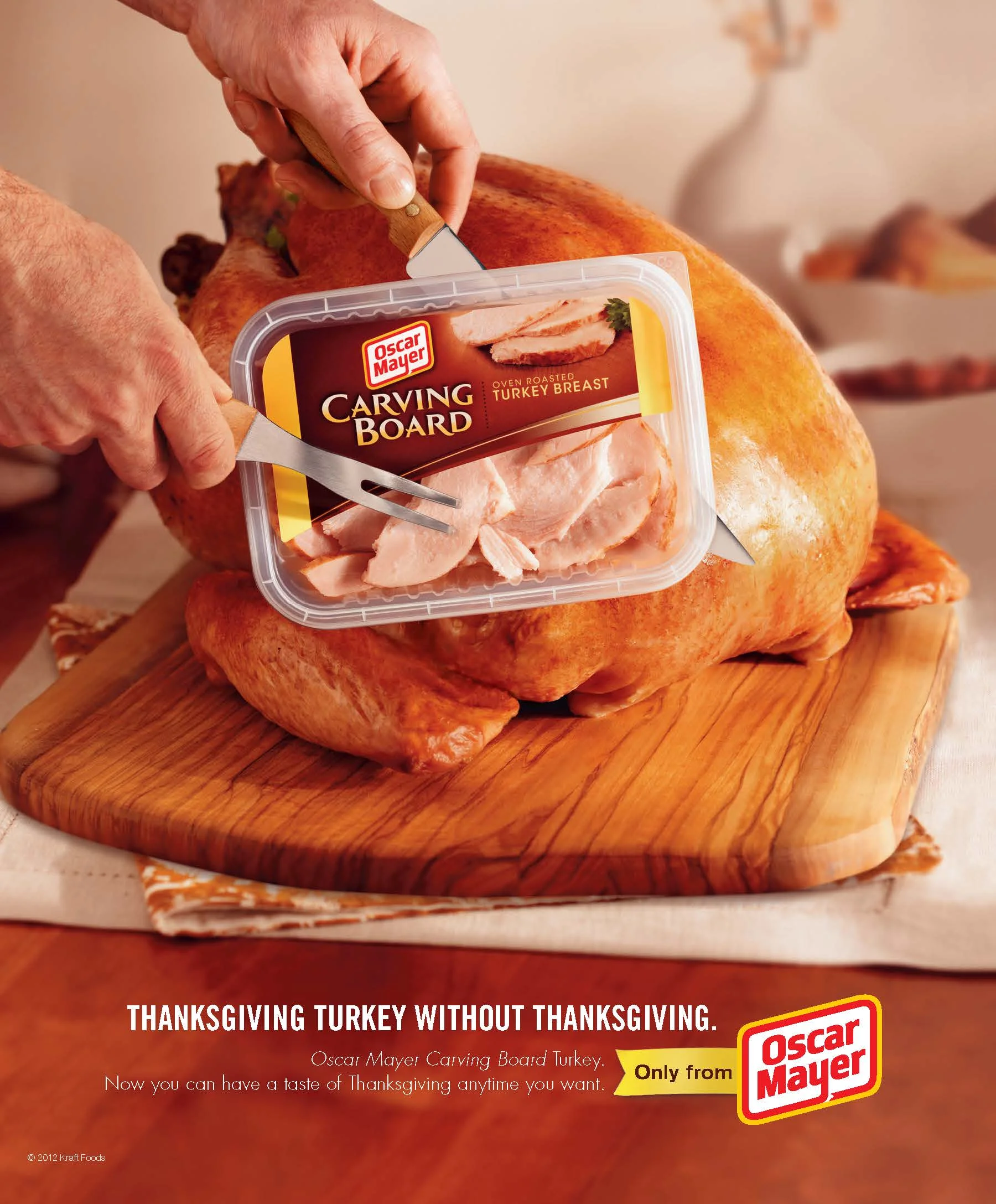 Oscar Mayer Carving Board Turkey