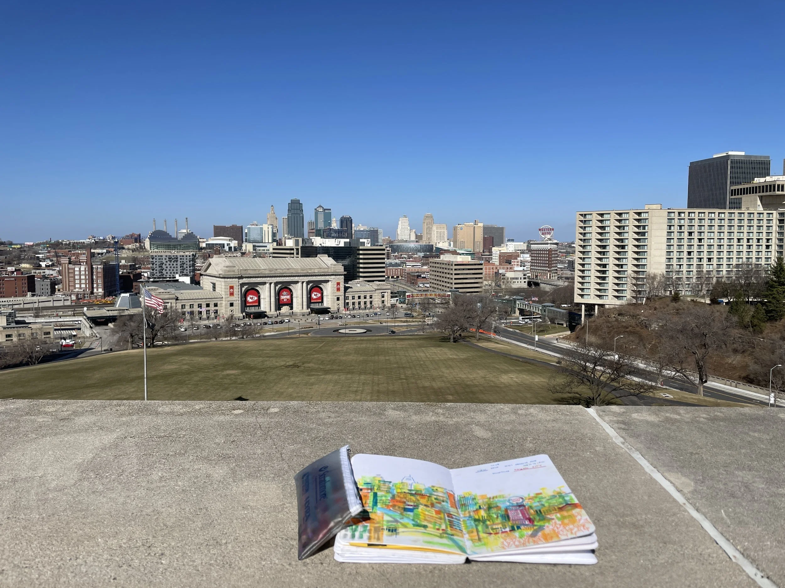  View from National WWI Museum 2023 