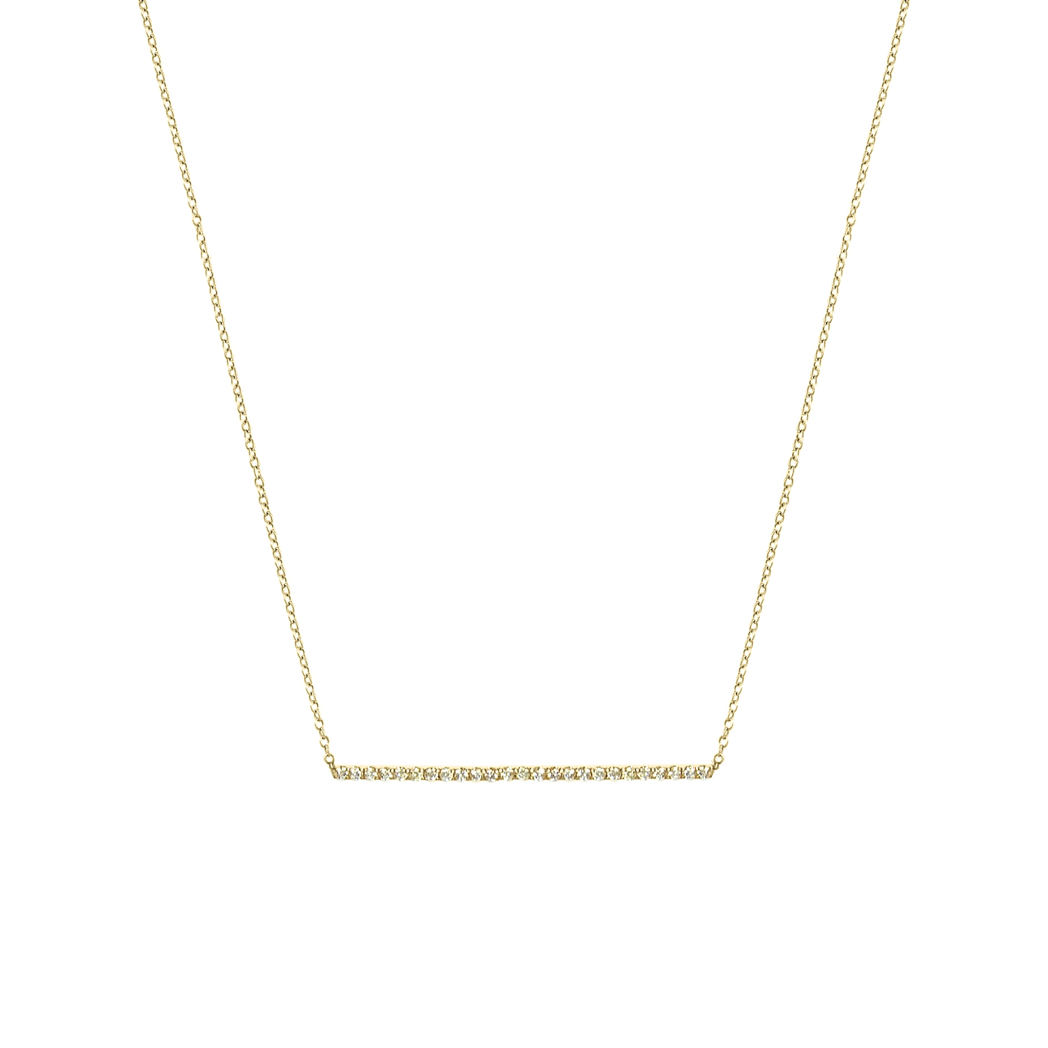 clove & ele fine jewelry designs - Thyme (mini) Necklace - Yellow Gold.jpg