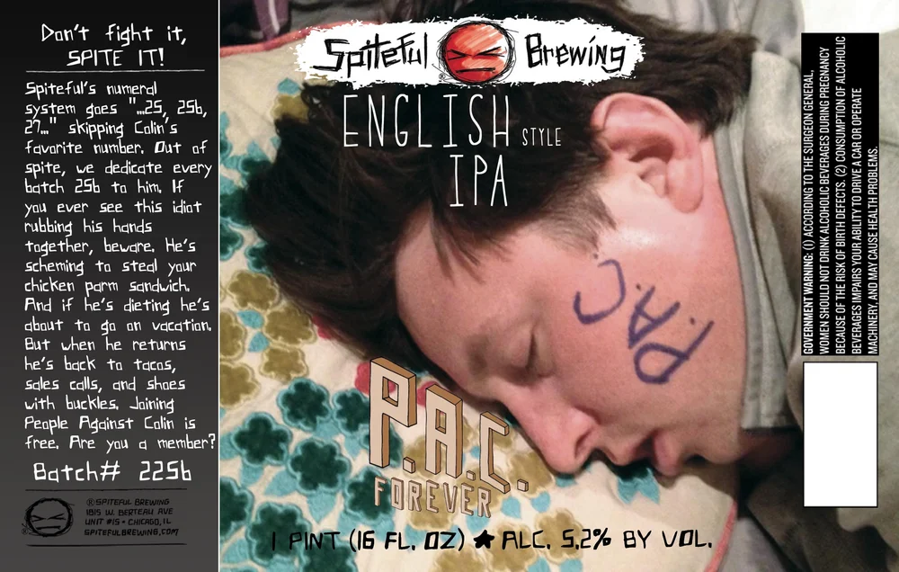 P.A.C. English IPA by Spiteful Brewing