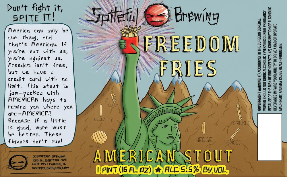 Freedom Fries by Spiteful Brewing
