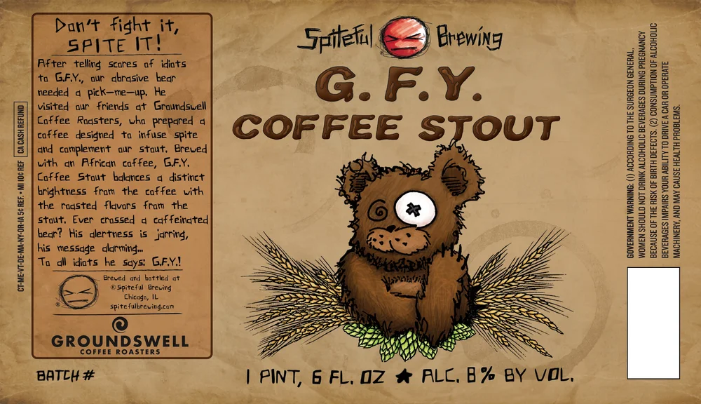 G.F.Y. Coffee Stout by Spiteful Brewing