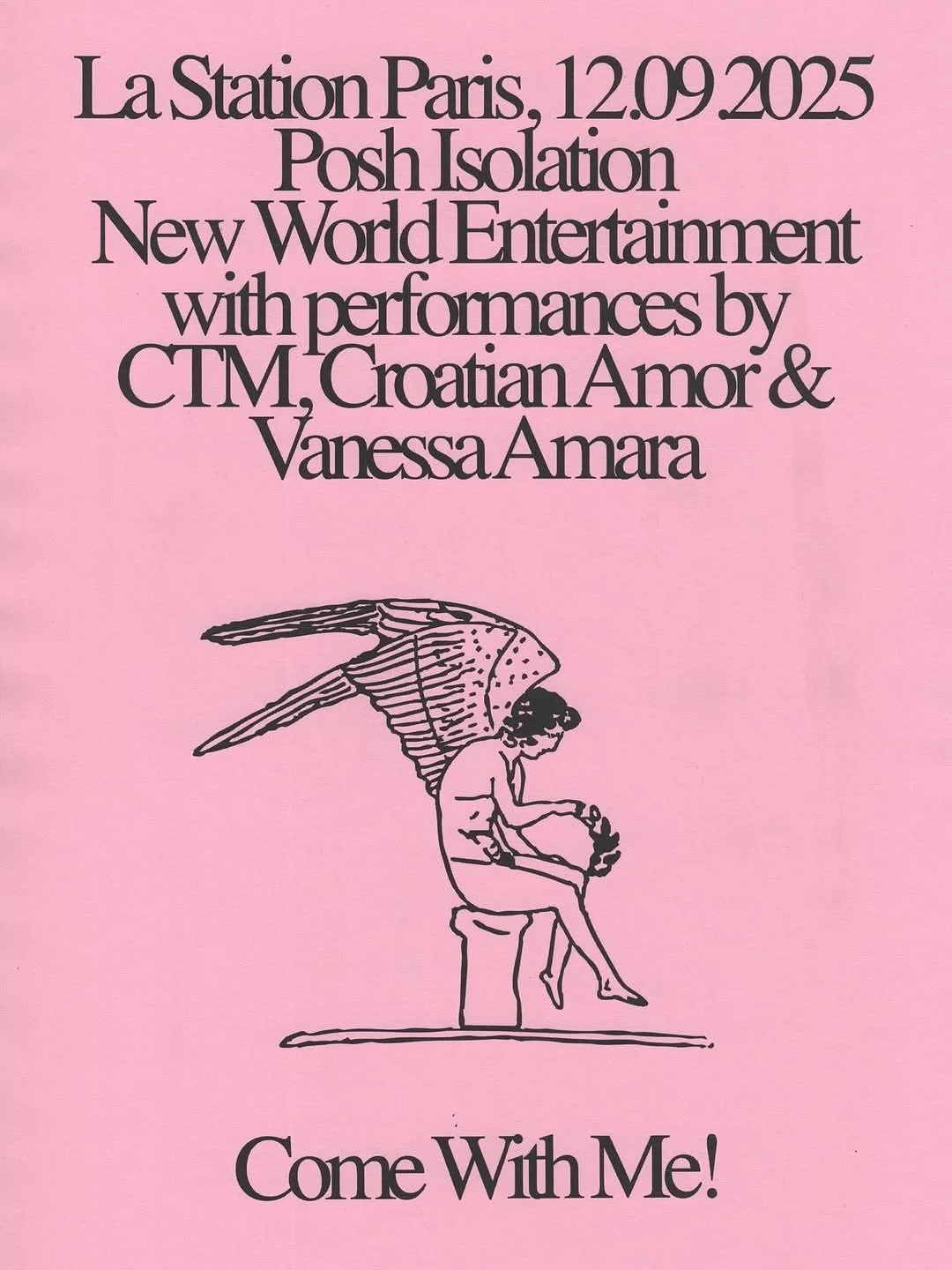 🦋Tomorrow! @poshisolationworld Posh returns to Paris 🇫🇷 Don&rsquo;t miss this night to remember &mdash; at @lastationgaredesmines featuring: 

💎 Croatian Amor
💎 CTM
💎 Vanessa Amara

16 years of shaping the underground, join us to celebrate the 