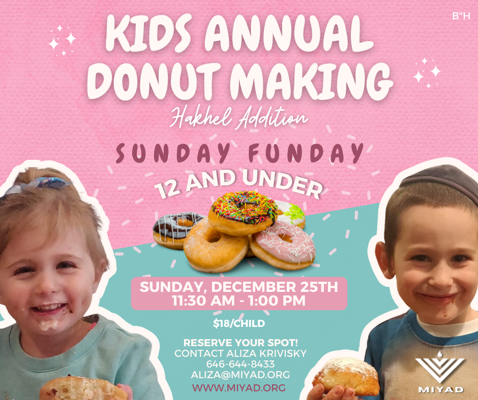 Kids Annual Donut Making
