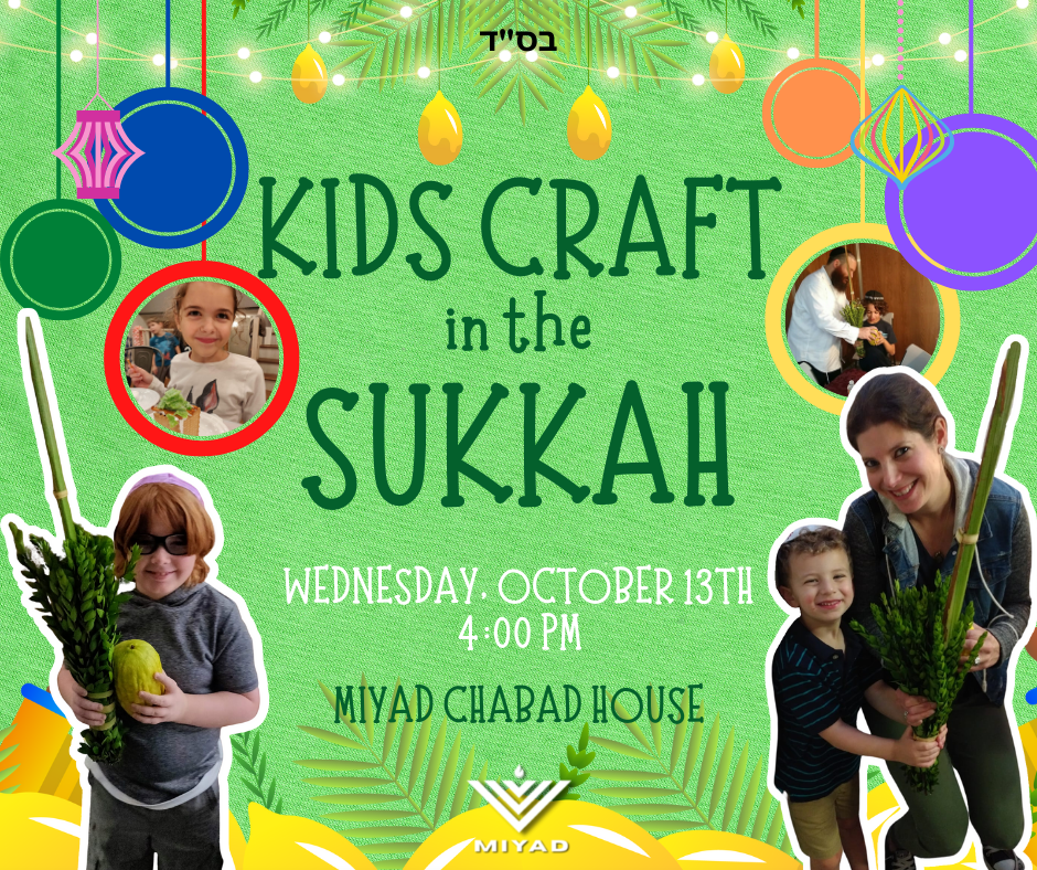 Kids Craft in the Sukkah