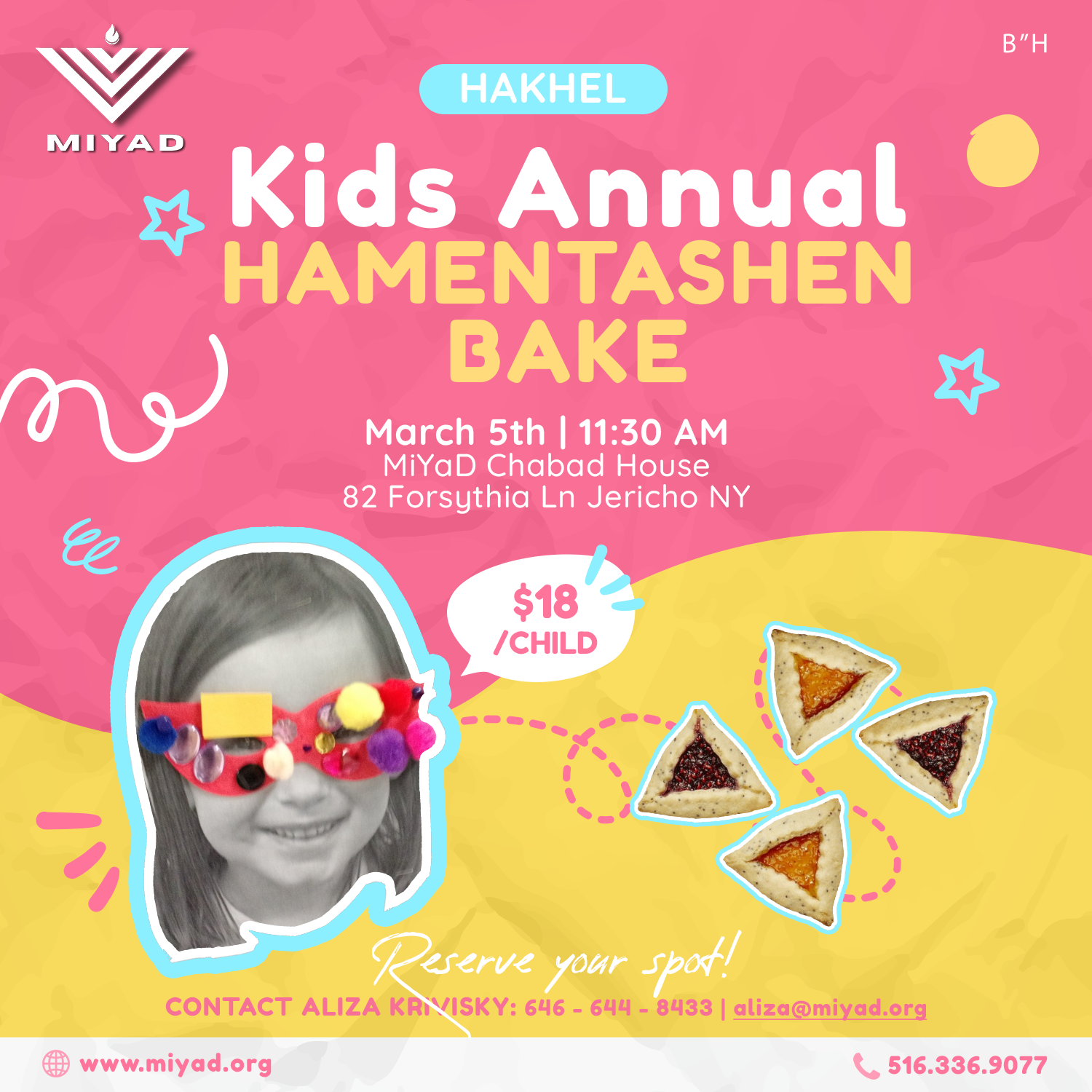 Kids Annual Hamentashen Bake