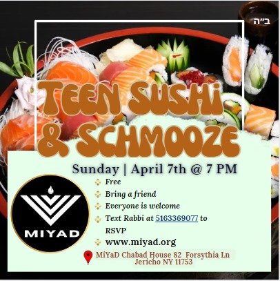 TEEN Sushi & Shmooze