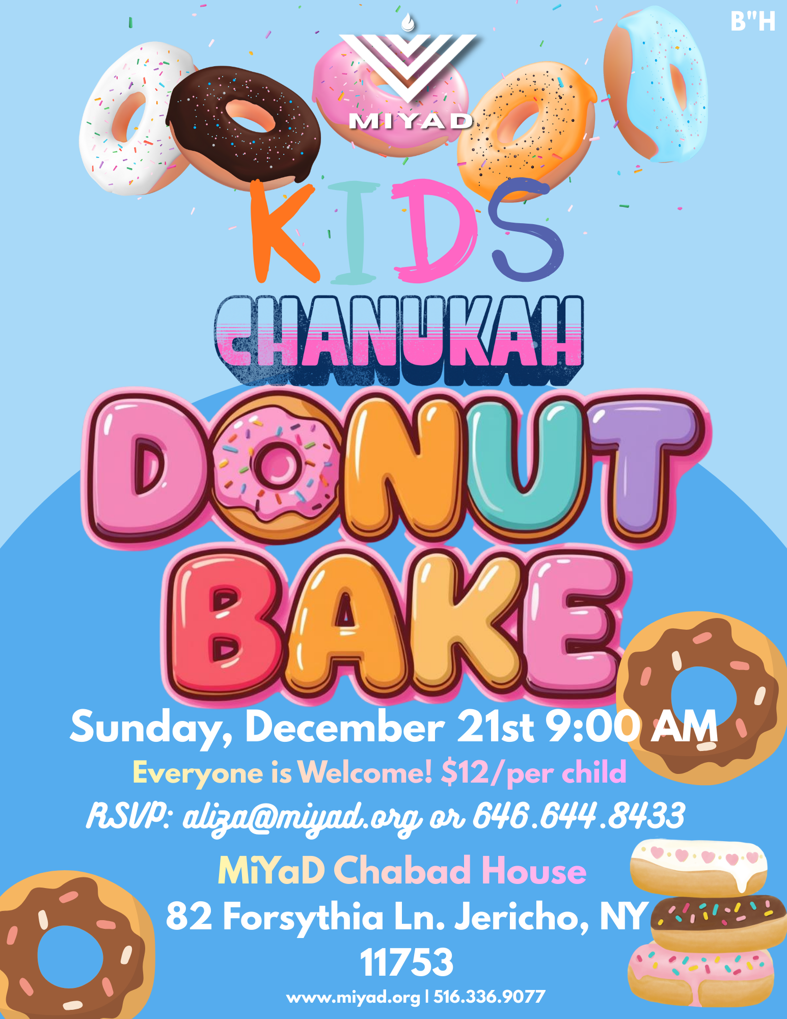 Chanukah Kids Donut Making