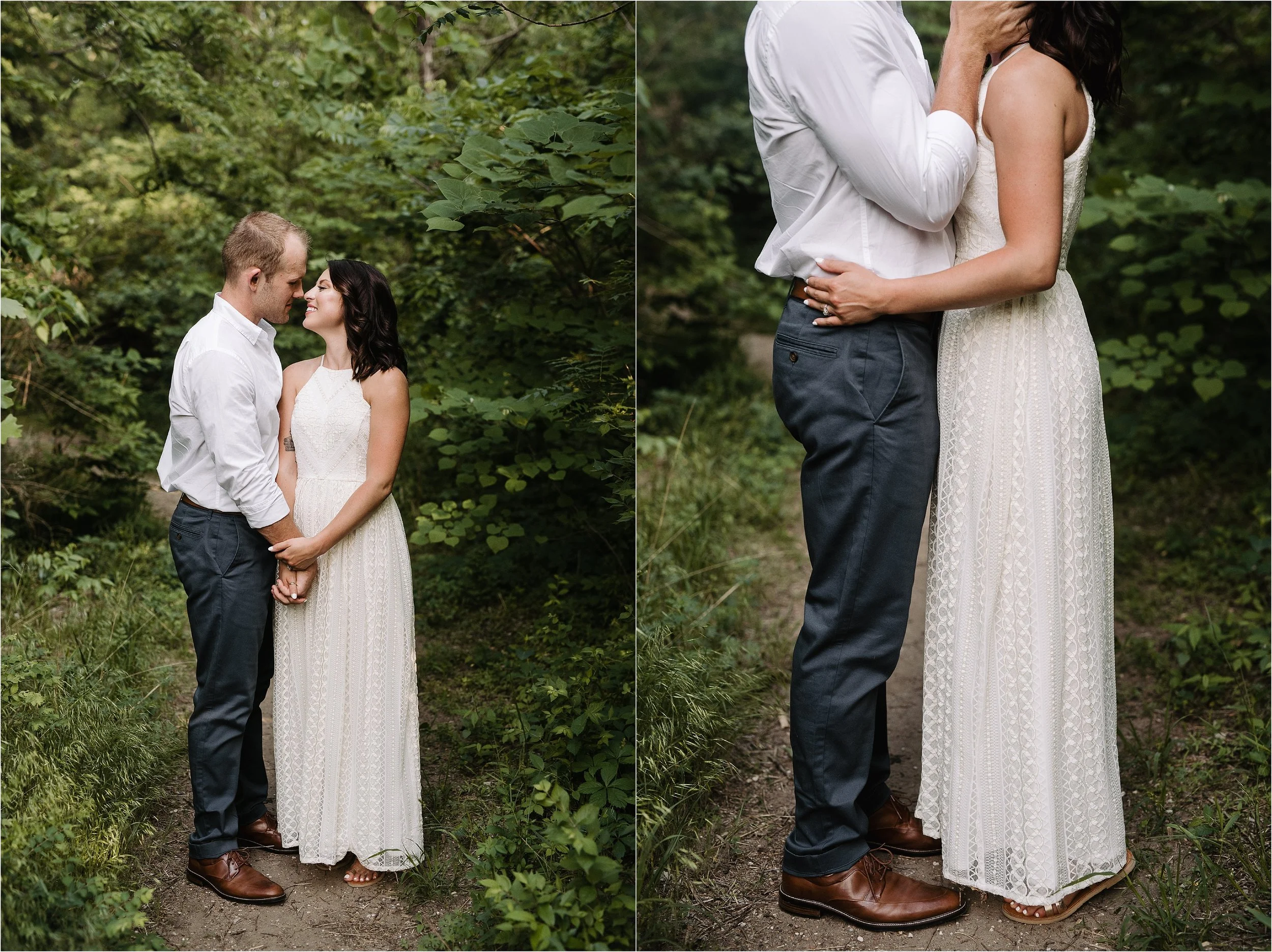 anniversary photos session oklahoma wedding photographer outdoors fall edmond okc wichita kansas norman wedding album nature outdoors white dress engagement