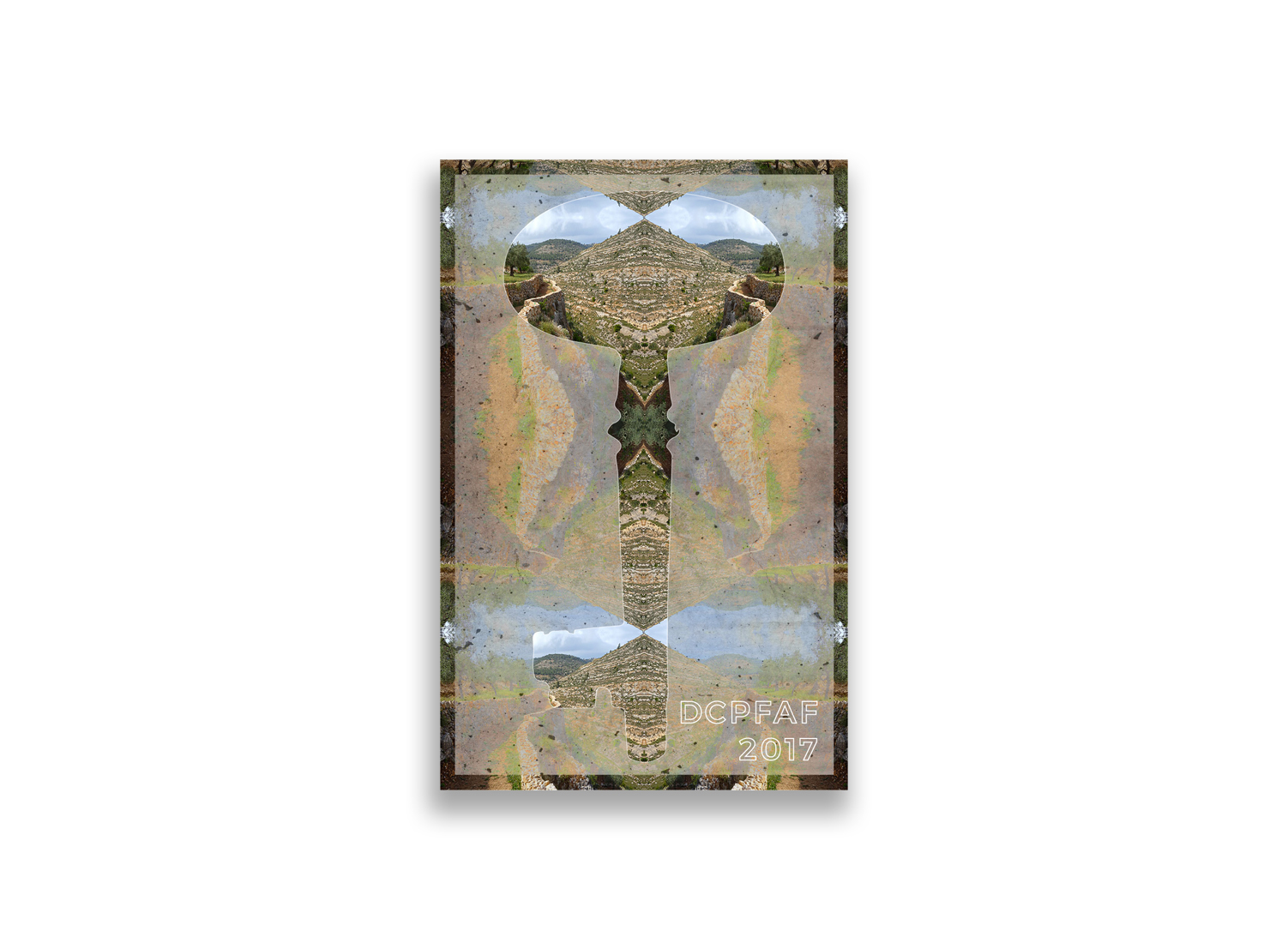 The new direction of the 2017 graphics uses traditional iconography - skeleton key, foothills of Palestine - in a conceptual format. It emphasizes Palestinian innovation and growth through the application of imagery, while never letting go of traditional themes of right of return.