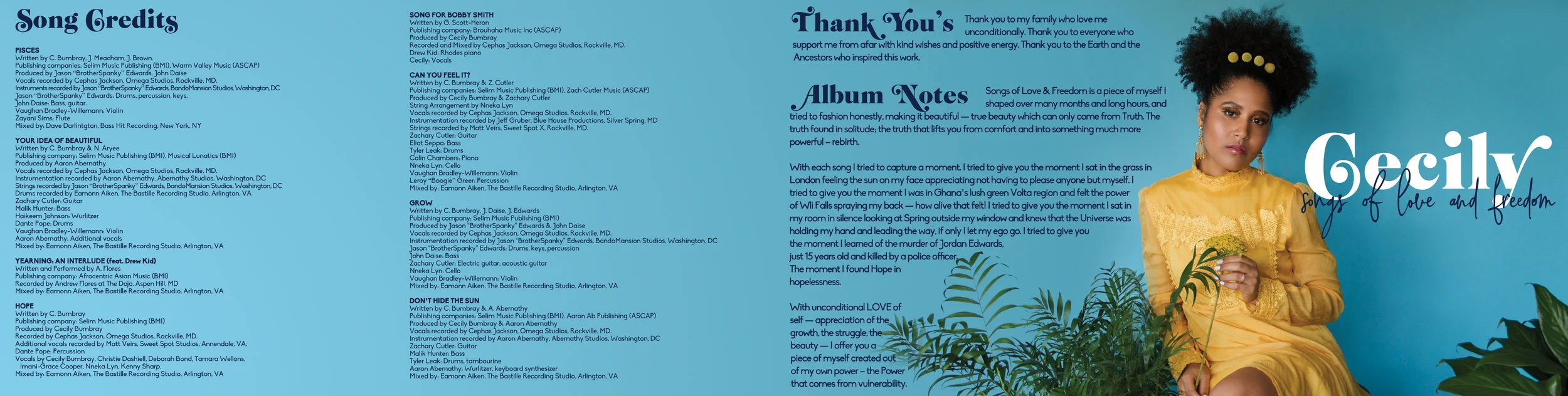 CD 8-panel insert (side 1)