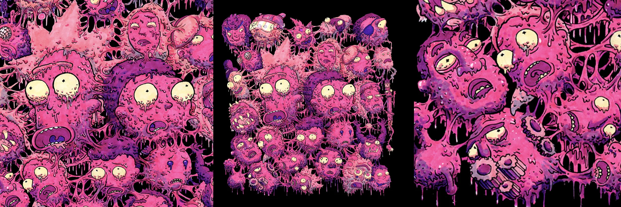 Licensed Rick and Morty Hot Topic T-Shirt - Melted Universe