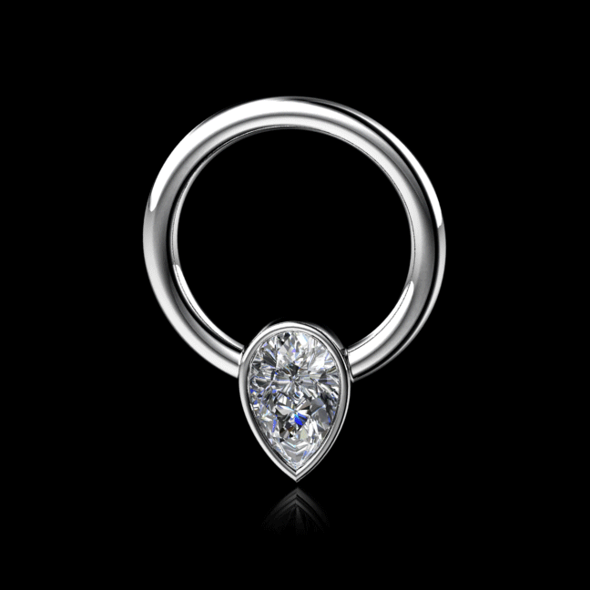 Diamond Nipple Ring