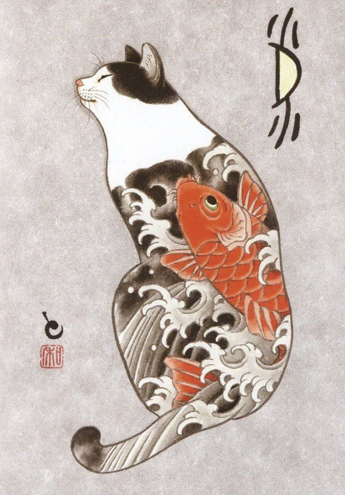 japanese-tattoo-paintings-monmon-cats-kazuaki-horitomo-30.jpg