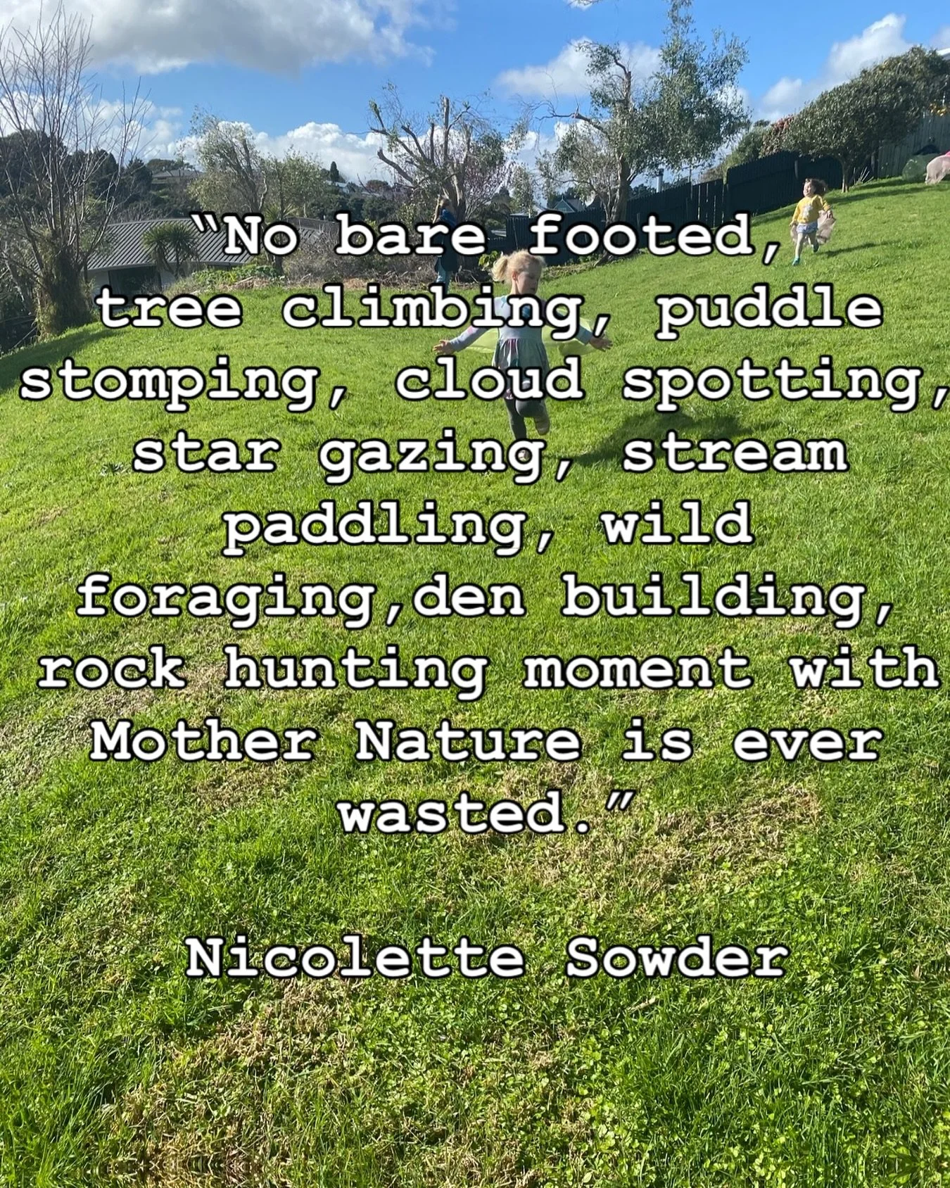 🌲Dear Whānau,
We have just a few spots left next week on Thursday 2nd and Friday 3rd October. Our Nature School will go ahead rain, hail or shine!

If it&rsquo;s just too wet, Villa Sophia, our house and garden, is our wet weather venue where we can