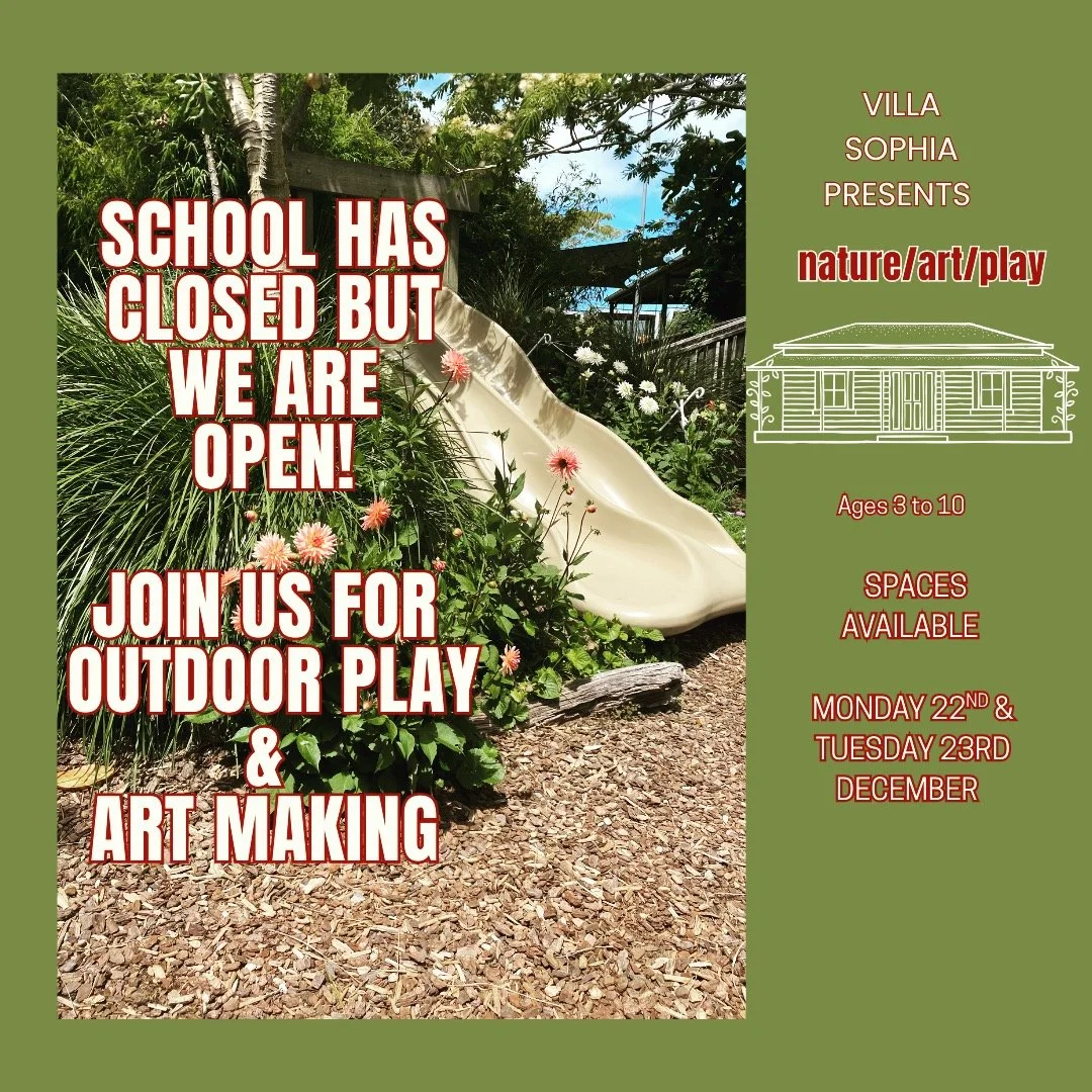 &diams;️Need some time to get shopping, cleaning and all the Christmas preparations done? 
&diams;️Drop your children off with us for outdoor play and art making. 
We are open Monday 22nd and Tuesday 23rd December from either 9 to 12 or 9 till 3. 
&d