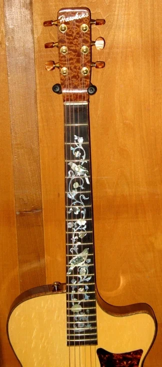 Hawkins Thin Body Guitar Fret Board Inlay