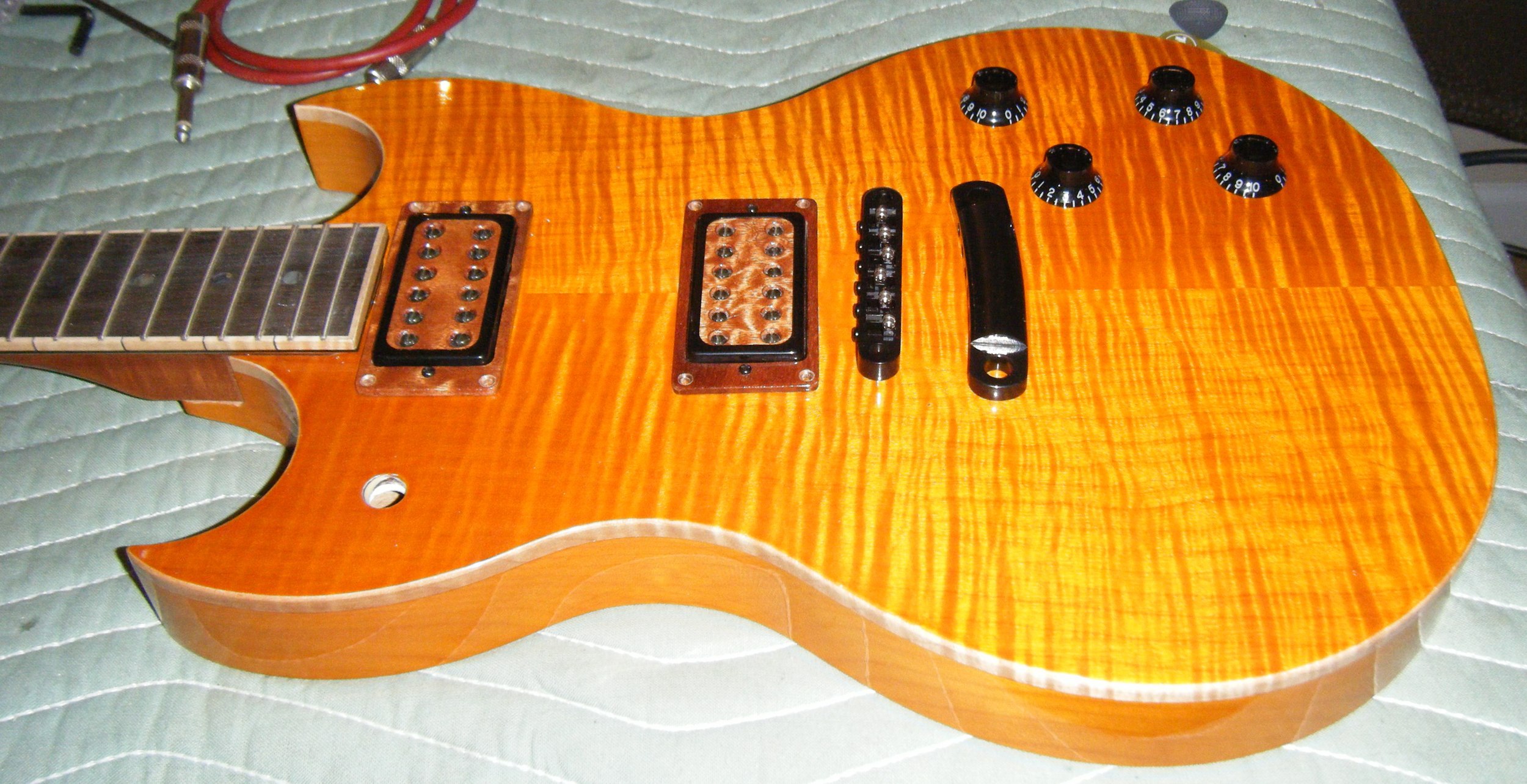 Hawkins Electric Guitar SG Orange